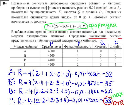 ЕГЭ по математике - решение b4