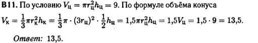 Математика егэ 2014 - решение задания B11